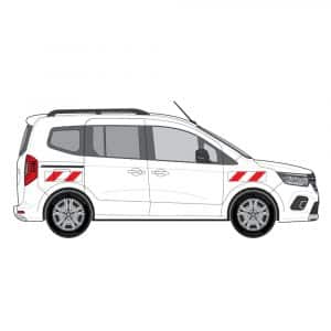 Alternative view of Kit Rouge-Blanc CL. B Standard - RENAULT Kangoo à Hayon (2021)